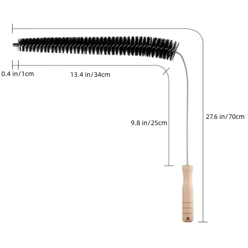 Kit de nettoyage d'évent de sèche-linge, brosse anti-peluches, brosse longue et Flexible pour bobine