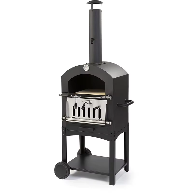 Four à pizza au bois commercial de 12 pouces, de haute qualité, pour cuisine extérieure, jardin, cui