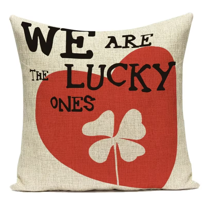 Housse de coussin d'amour créative, taie d'oreiller en Polyester pour les amoureux du canapé et de l