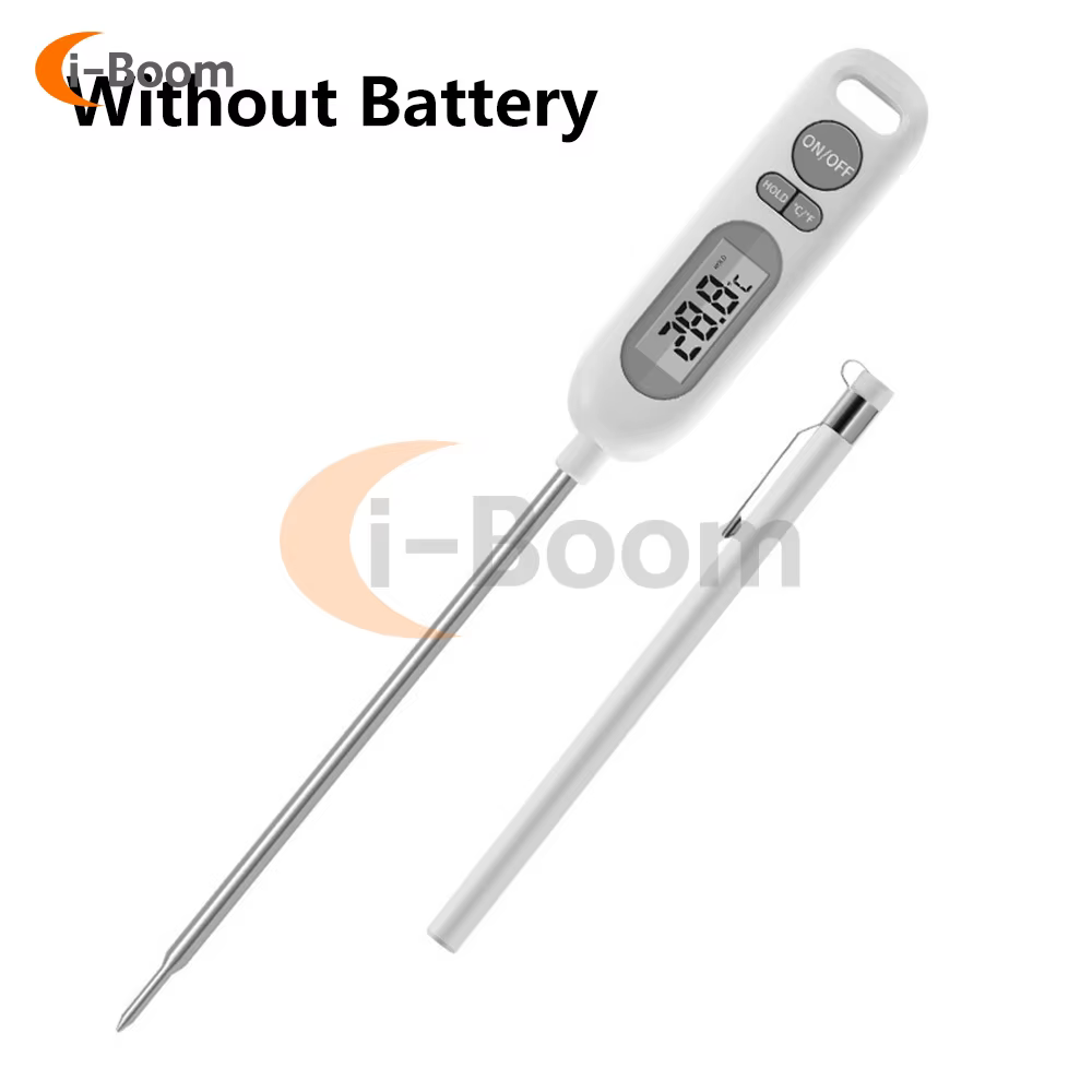 -50~300 ℃   Thermomètre électronique de cuisine, sonde en acier inoxydable 304, viande, lait, café, 