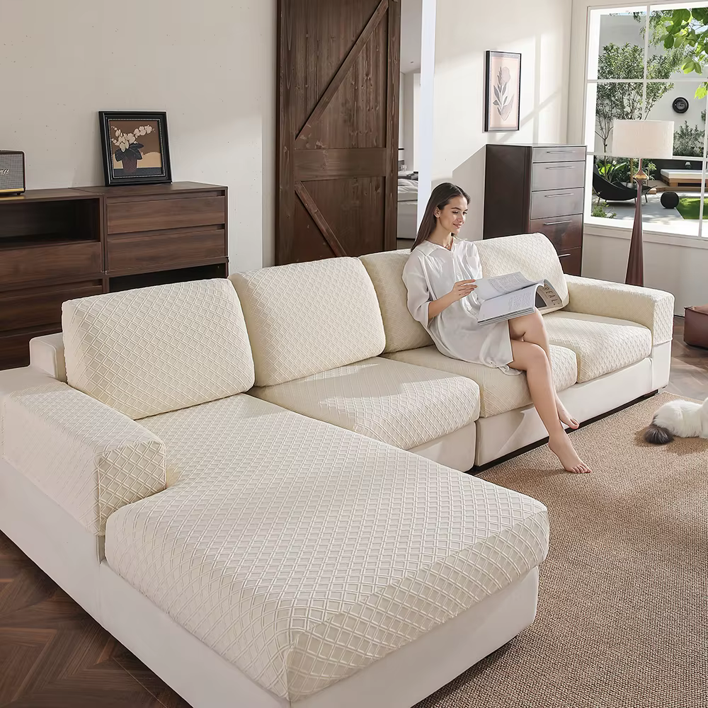 Juste extensible pour canapé et fauteuil 1/2/3/4 places, pour salon, compatible avec canapé d'angle
