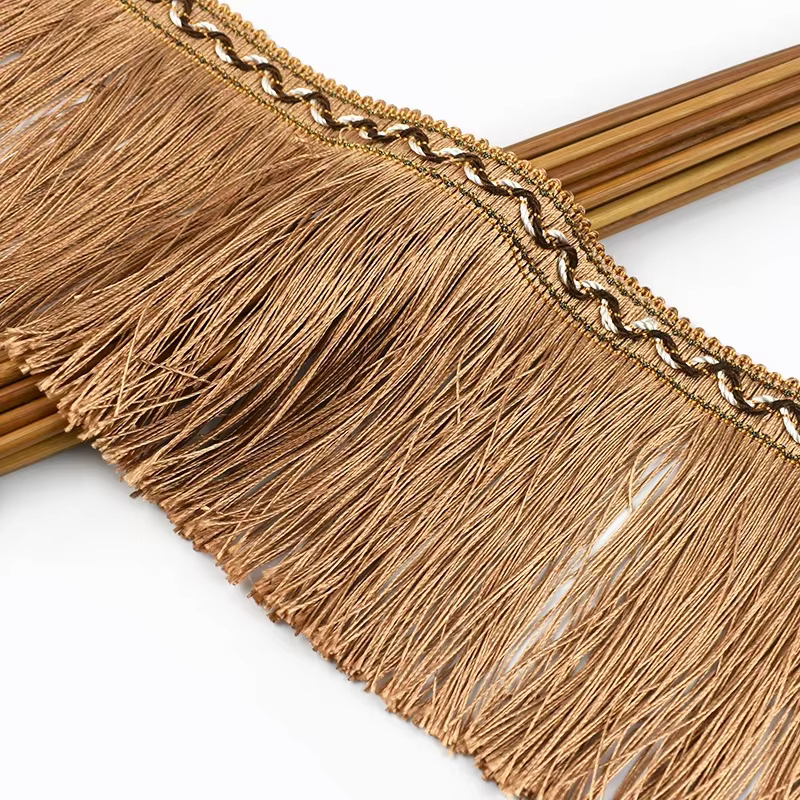 2/5 mètres 13 cm Franges à pompons pour rideaux, garniture décorative pour textile de maison, ruban 