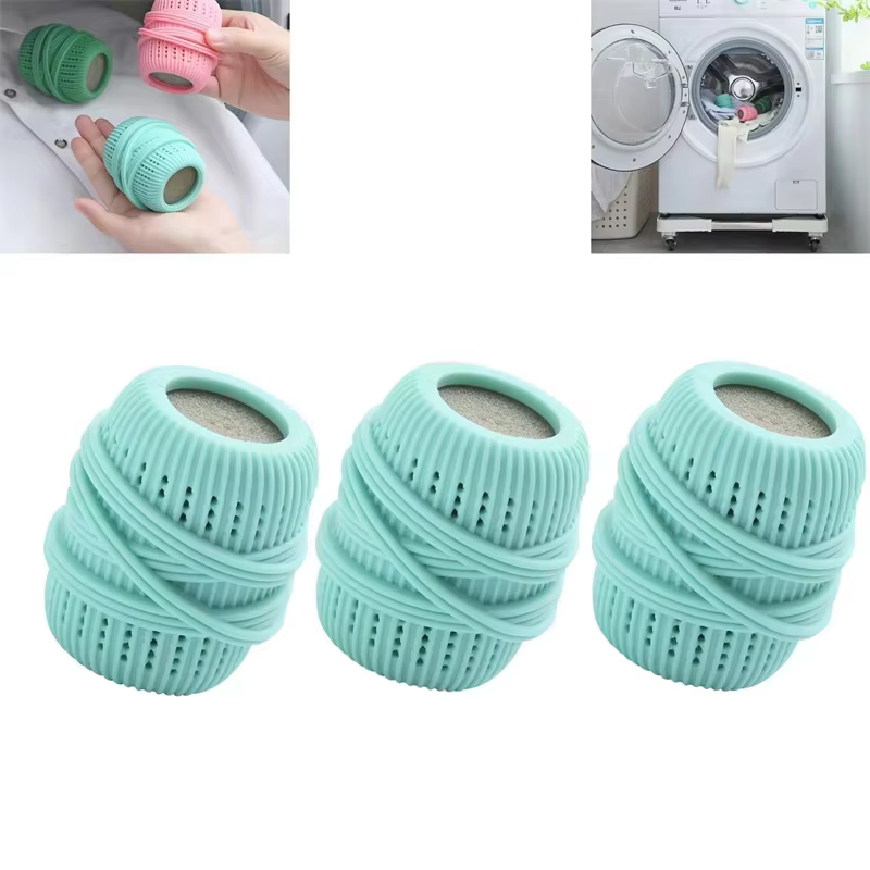 Boule à linge pour Machine à laver, 3/6 pièces, boules de séchage réutilisables, boule de nettoyage 