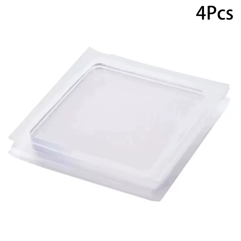 Tapis antidérapant anti-vibration en Silicone pour Machine à laver, tapis de table transparent multi