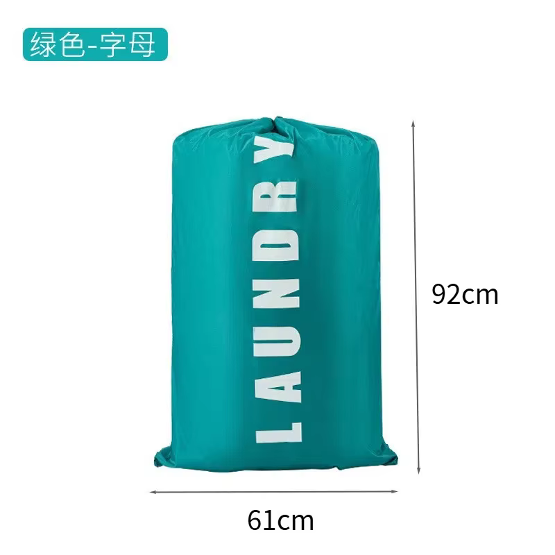 Sac à linge grande capacité, sac à linge avec cordon de serrage, adapté aux vêtements sales, au camp