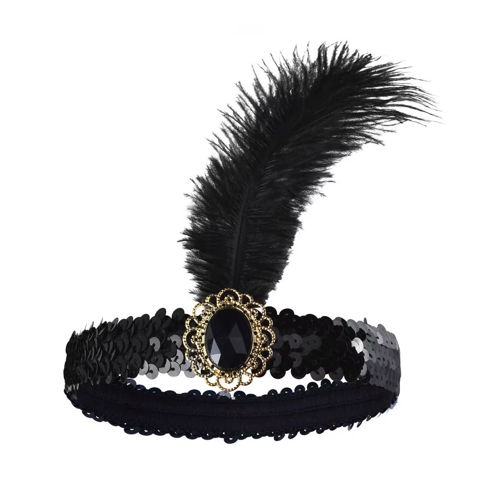 Accessoires pour cheveux, couvre-chef en plumes, pompon, maquillage, robe de Cosplay, couvre-chef, d