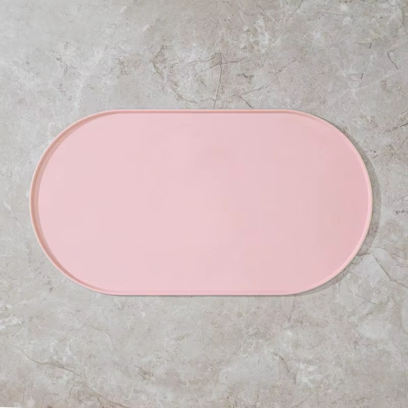 Tapis d'alimentation pour chat avec design antidérapant et imperméable, tapis pour nourriture pour a