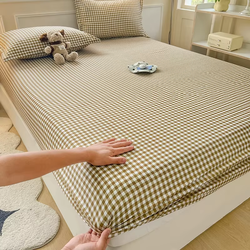 Nouveau drap-housse avec bandes élastiques, housse de matelas réglable antidérapante pour lit Double