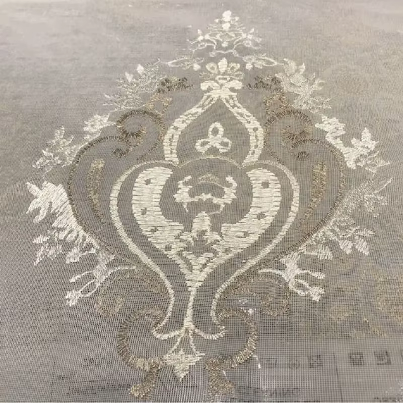 Rideaux Jacquard en Chenille pour Salon et Chambre à Coucher, Style Européen, Luxe, Simple, Moderne,