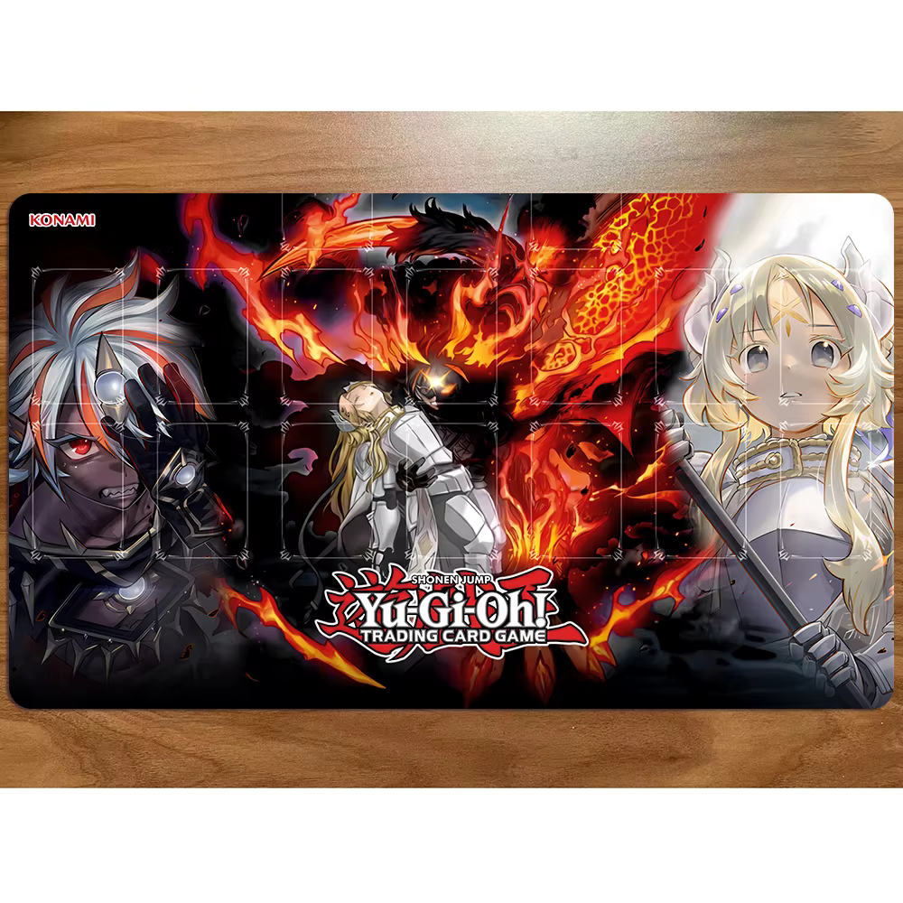 Yu-gi-oh Tapis de jeu The Fallen The Virtuous Fallen of Albaz YGO Tapis de jeu Carte de jeu KMC TCG 