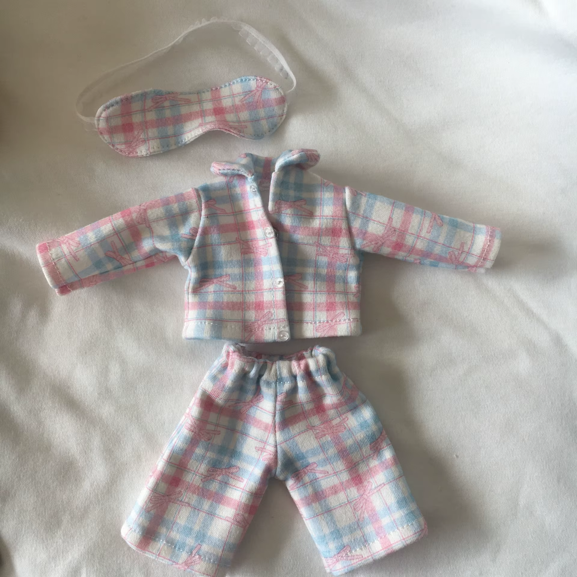 Ensemble d'accessoires de pyjama pour poupée Zsiga 1/8, décorations de vêtements de mini-poupée fait