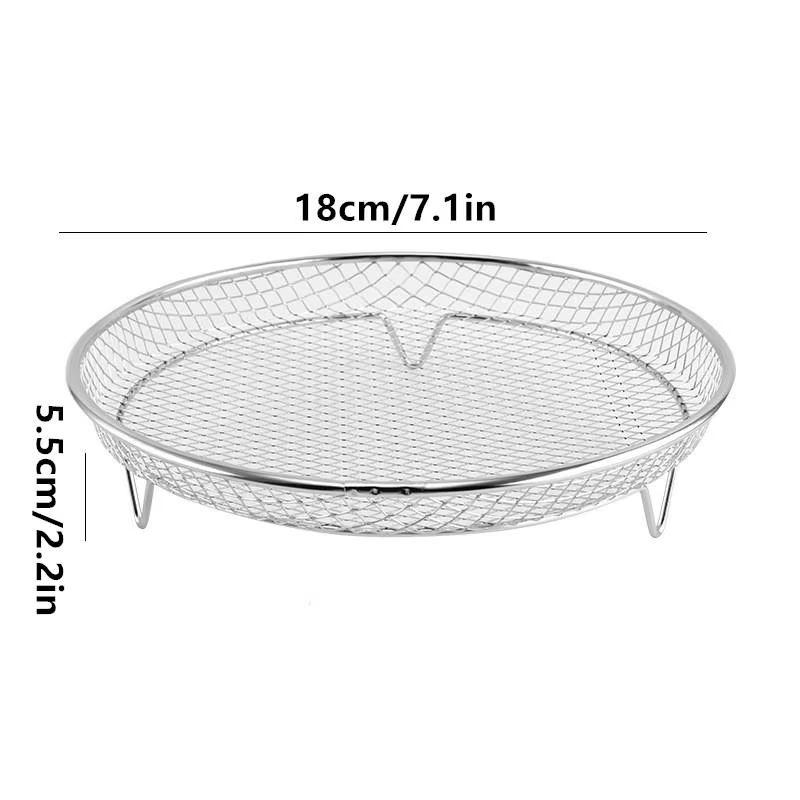 Grille pour friteuse à air, adaptée aux friteuses à air, grille de four en acier inoxydable, grille 