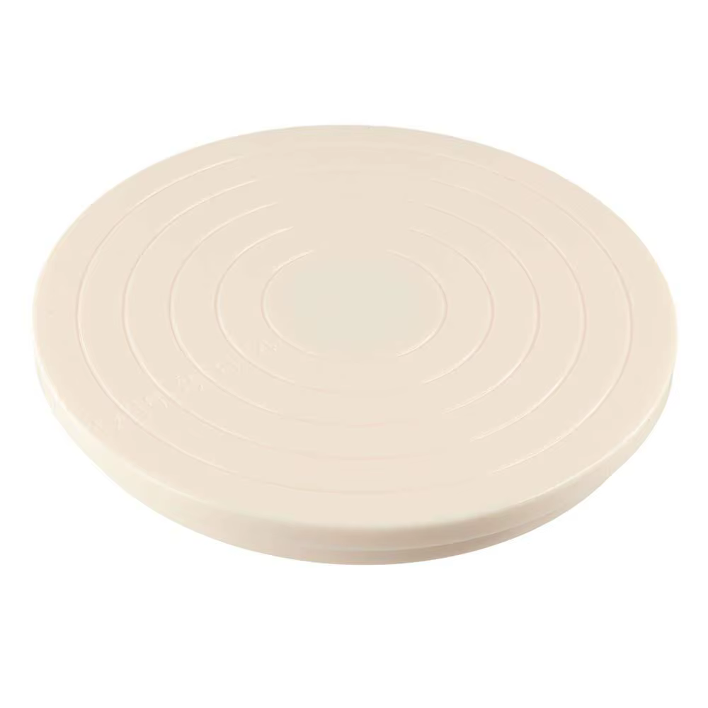Outils de cuisine Mini gâteau Table rotative bricolage en plastique gâteau plateau tournant rond gât