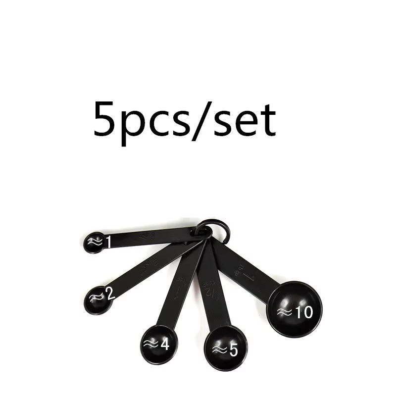 Lot de 5/10 ustensiles de mesure pour cuisine : cuillères doseuses, cuillères à café, cuillères à su