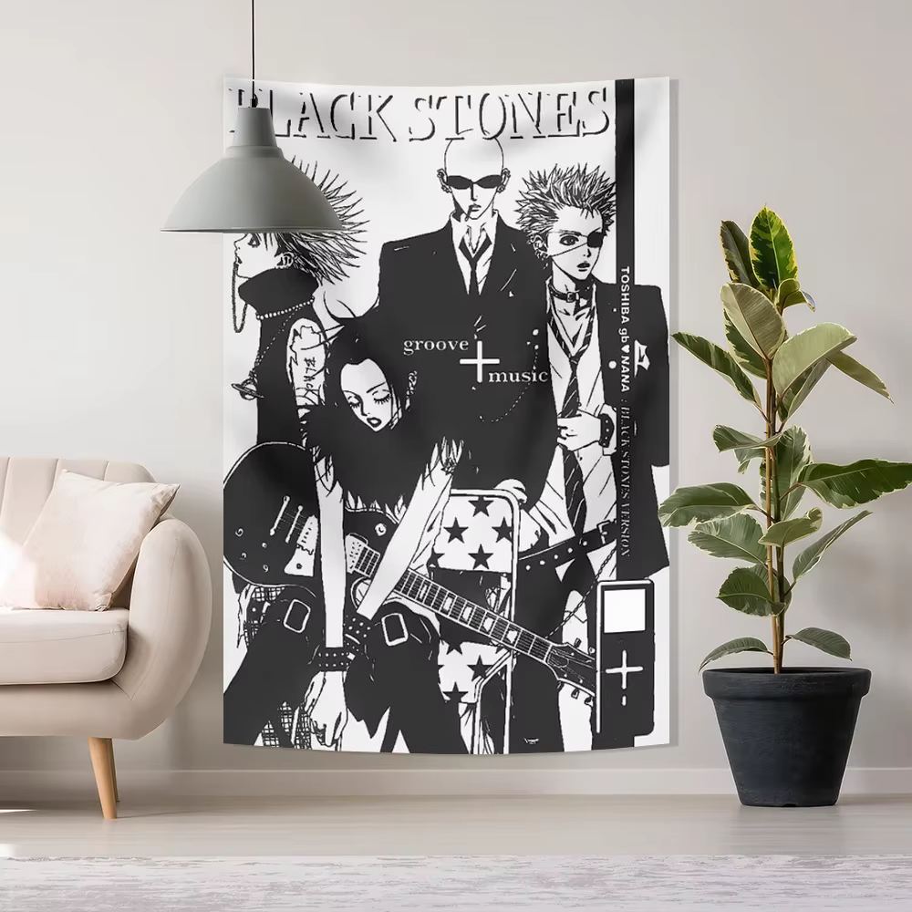 Tapisseries murales animées classiques japonaises pour salon, salon, maison, dortoir, chambre Kawaii