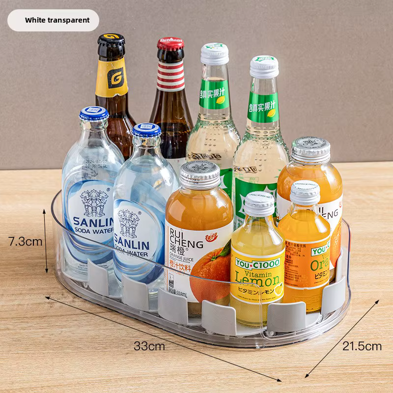 Support de rangement rotatif pour boissons, plateau tournant multifonctionnel à 360 degrés pour cuis