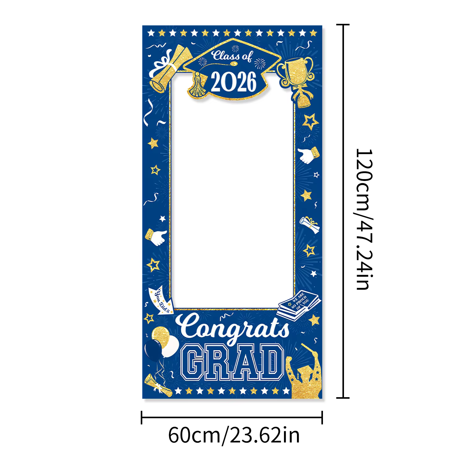 Cadre de cabine Photo pour remise de diplôme 2026, accessoires de décoration de fête, décor de céléb