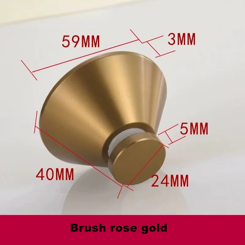 Poignée de porte en verre pour salle de bain, poignée de porte coulissante de cuisine, poignée simpl