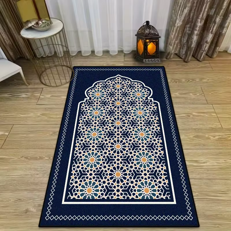 Tapis de prière islamiques épais (pour hommes). Tapis de prière pour hommes pour le Ramadan musulman