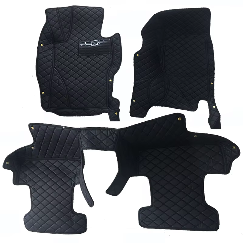 Tapis de sol de voiture coloré en cuir personnalisé Durable pour Opel Corsa 2014 – 2018 Vauxhall Cor