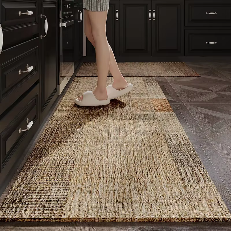 Polymères de cuisine japonais Long lea, absorbant l'eau et l'huile, tapis de sol à séchage rapide, n