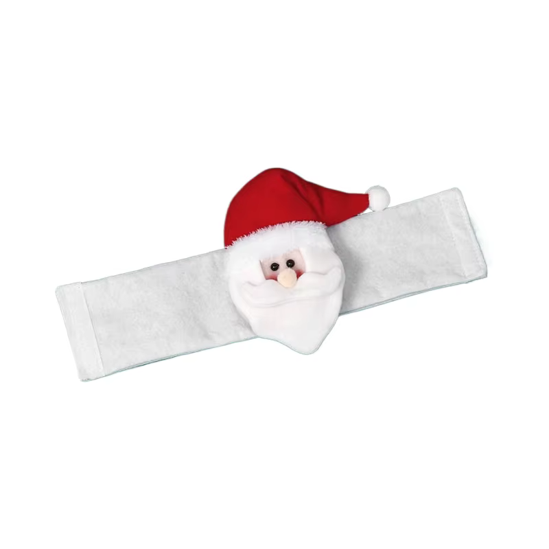 Fermoir de rideau de dessin animé de noël, pingouin, père noël, bonhomme de neige, élan, support de 