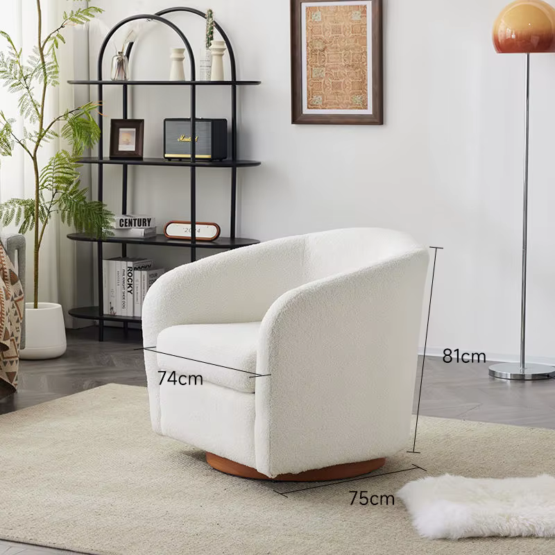 Accoudoir chaises nordiques salon Design de luxe salon chaises simples lecture confortable Articulos