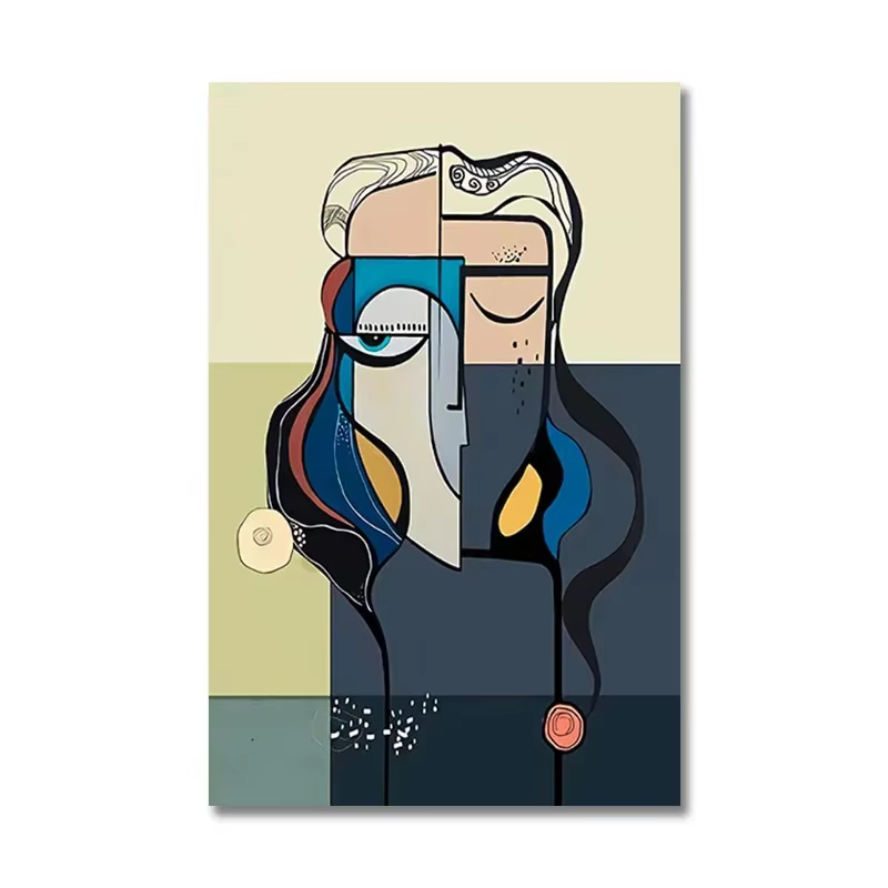 Picasso œuvres d'art figure abstraite toile peinture photos HD impression affiche murale pour salon 