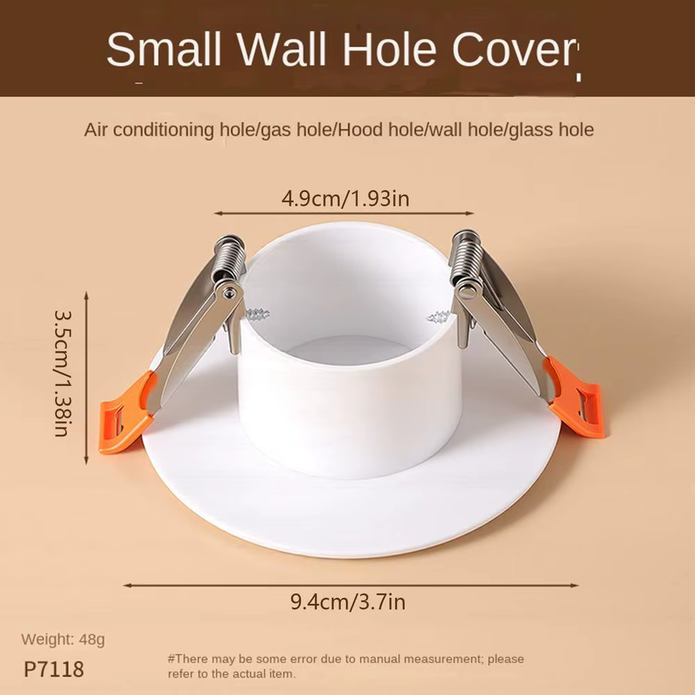 Plaque de couverture de trou de plafond décorative ronde avec boucle à clipser pour cloison sèche, m