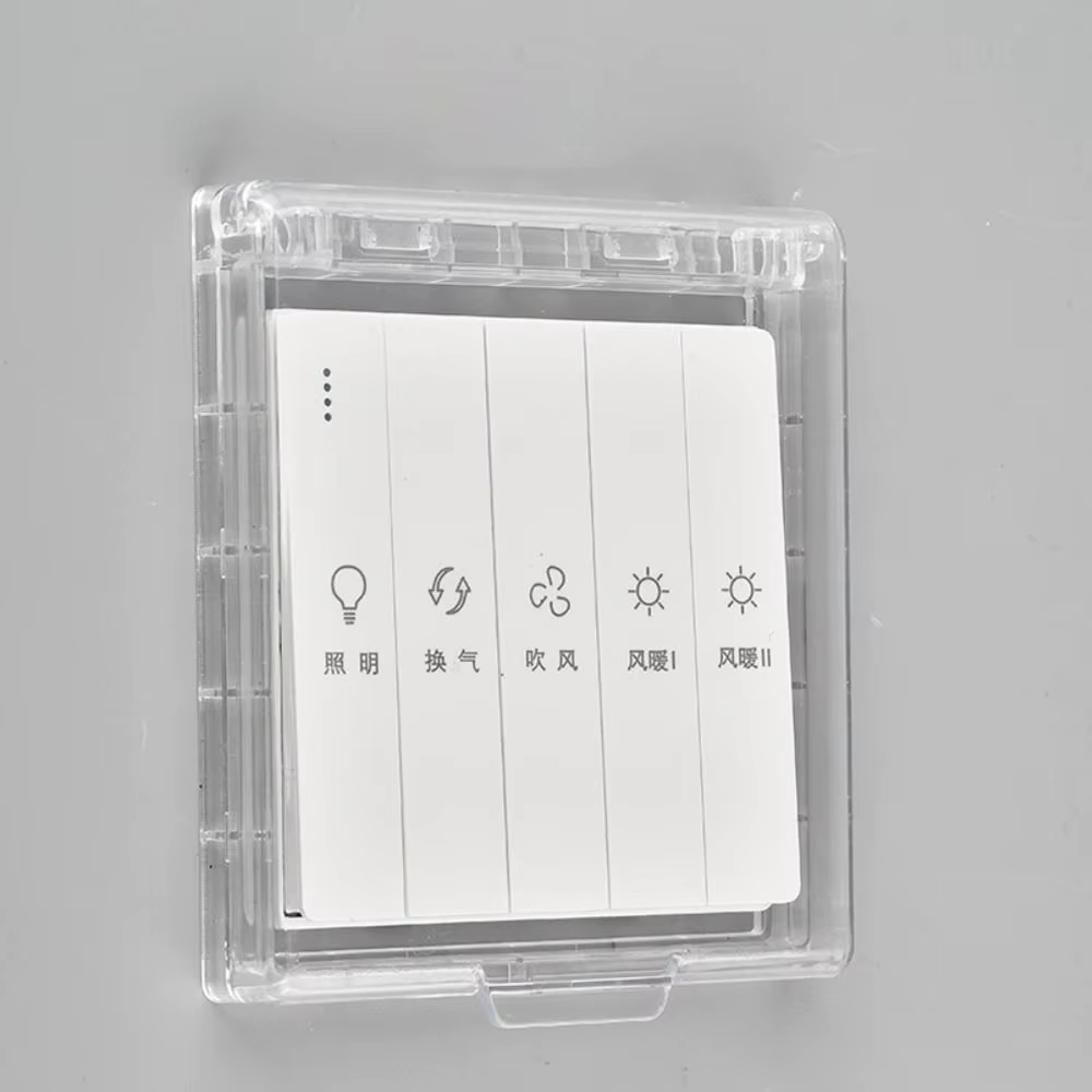 Cache-prise mural en plastique auto-adhésif, boîtier étanche de protection pour prises de type 86, i