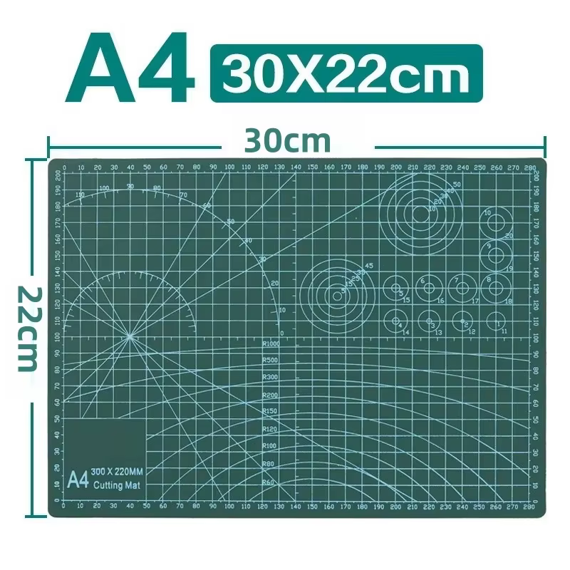 Tapis de découpe en PVC A2 A3 A4 A5 double face auto-cicatrisant, outils de patchwork, bricolage, ar