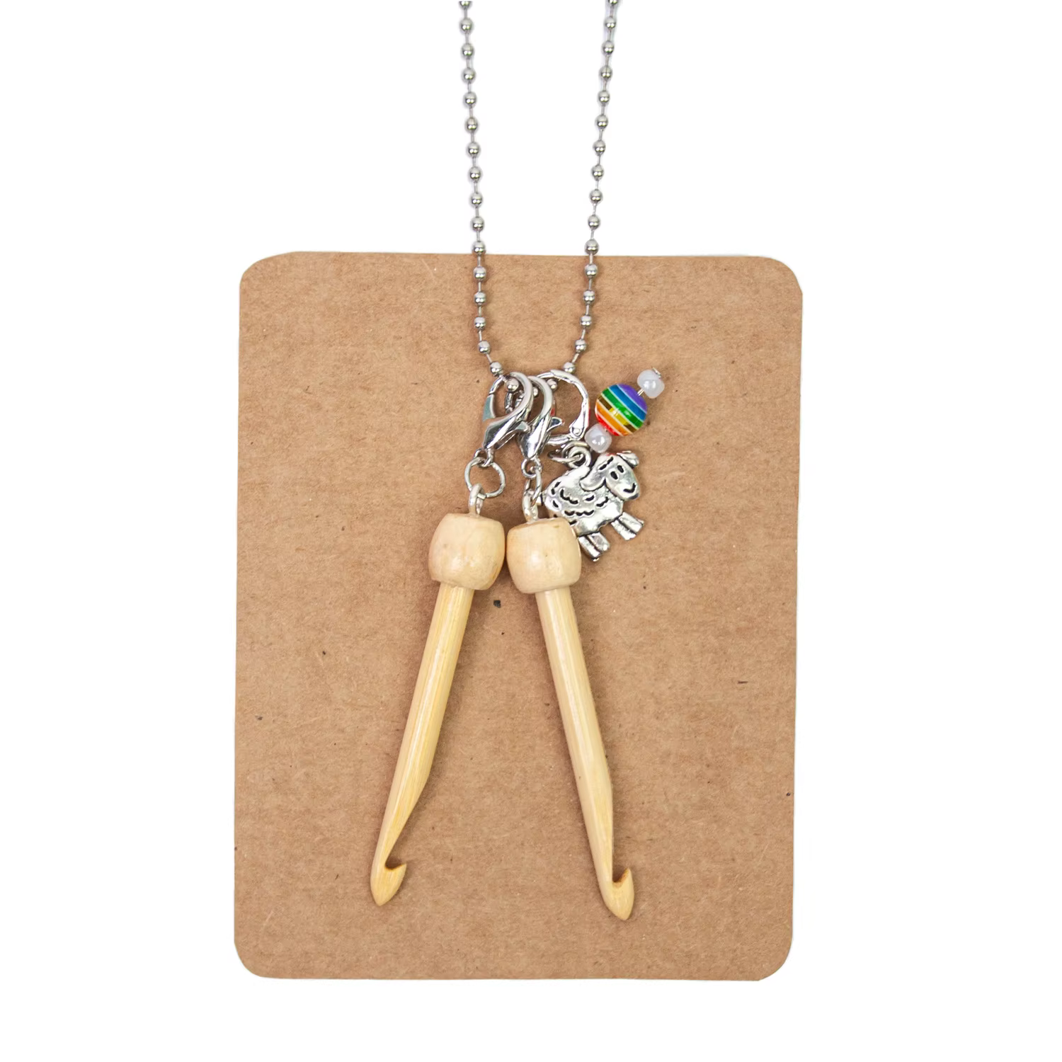 Mini kit de collier au crochet portable – Ensemble de crochets portables avec marqueurs de points | 
