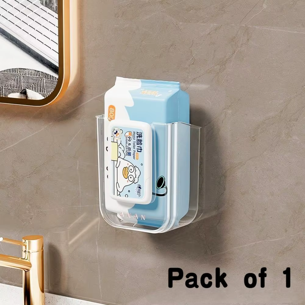 [C Choix populaire] Boîte de rangement murale non perforée pour tissus humides pour salle de bain av