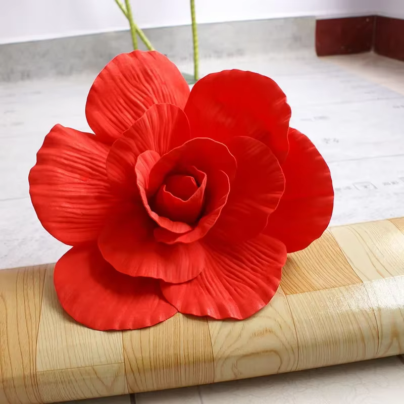 Guide de route de mariage à grande échelle 100CM, mousse PE Rose, fleur artificielle en soie, access