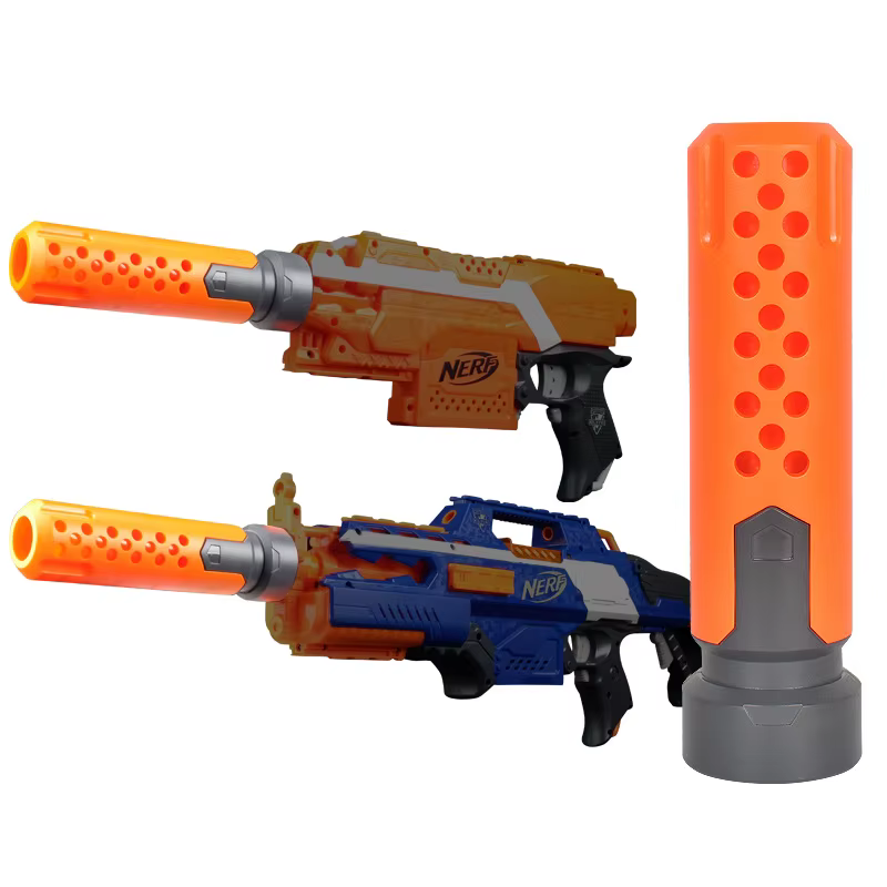 GBBB 1 pièces jouets silencieux accessoires modifié Tube avant décoration pour Nerf Orange gris pour