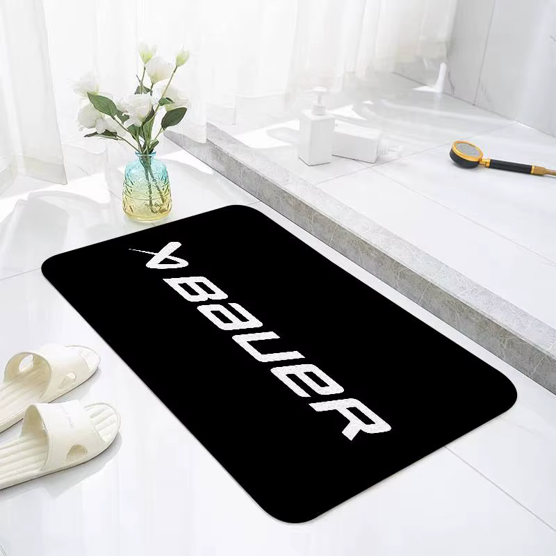 Tapis de salle de bain Bauer, tapis antidérapant, tapis de décoration pour la maison, tapis de porte