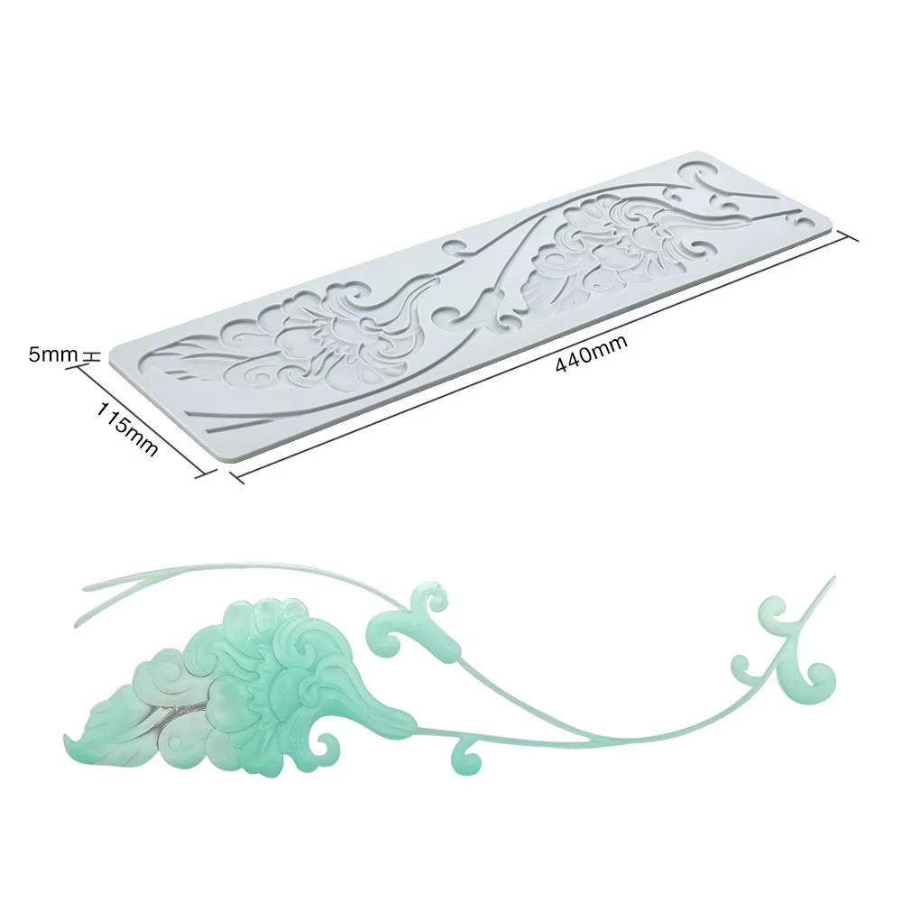Moule en silicone multi-formes pour gâteaux, dentelle, coussin, feuille, bulle, cuisine moléculaire,