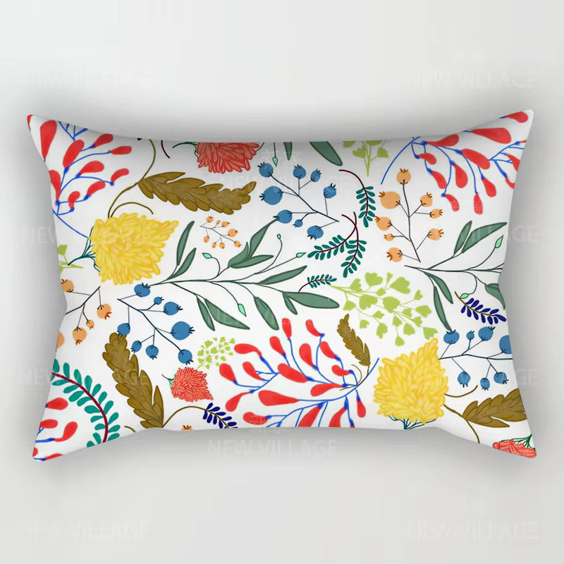 Juste de coussin décorative moderne pour la maison, décor de salon, coussin abstrait, chambre à couc