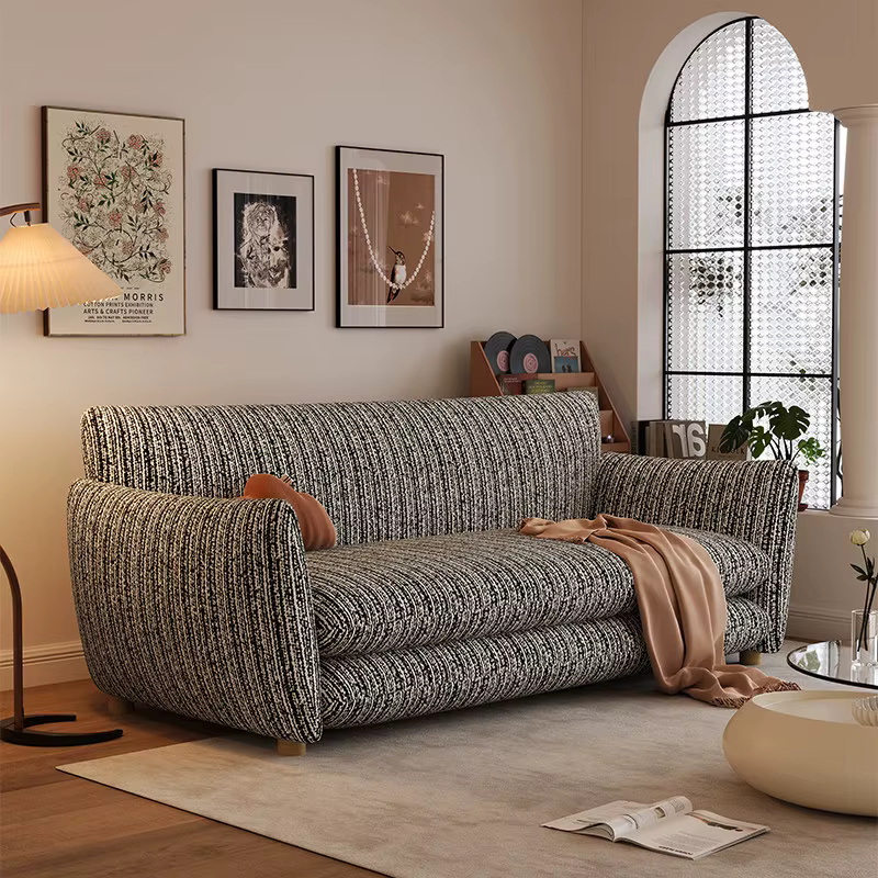 Chaises et canapés minimalistes pour salon, canapé d'intérieur pour appartement, coussin de luxe, ar
