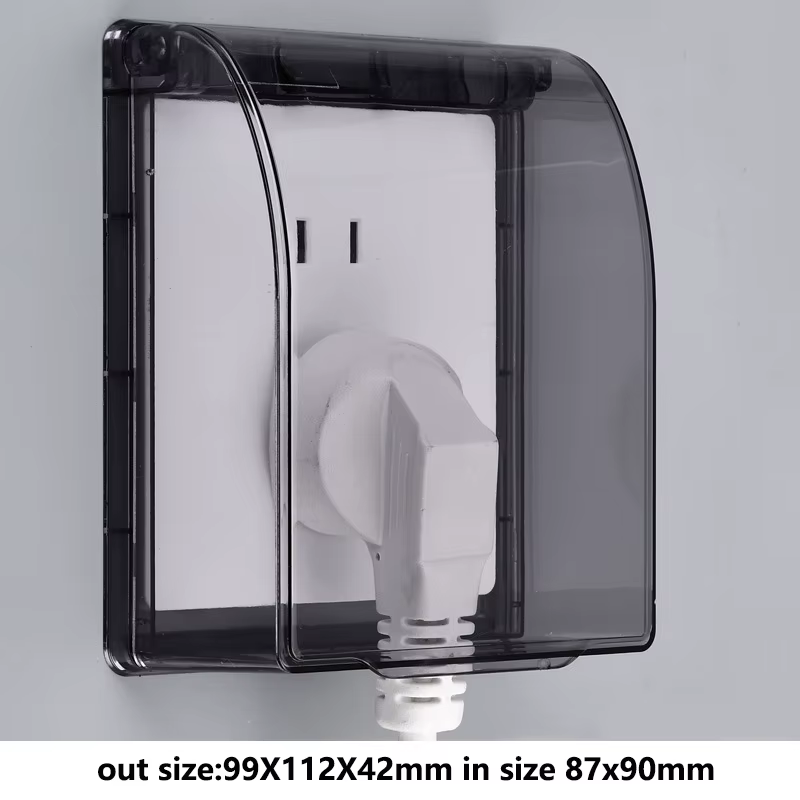 Couvercle étanche pour prise de courant, boîte anti-éclaboussures, boîte étanche pour salle de bain,