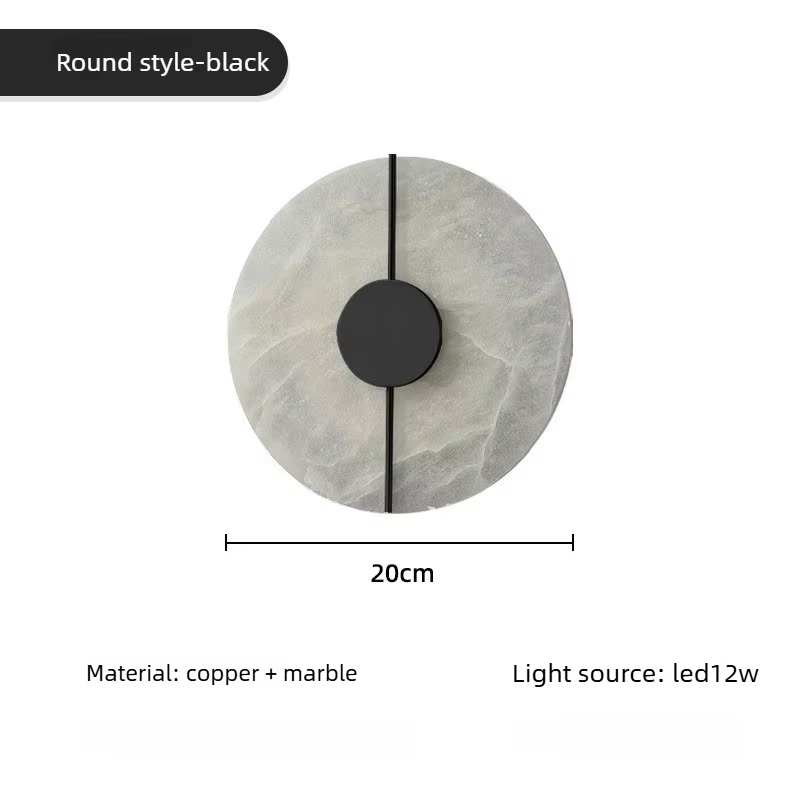 Applique murale de luxe en laiton et albâtre, luminaire mural moderne pour chambre à coucher, chevet