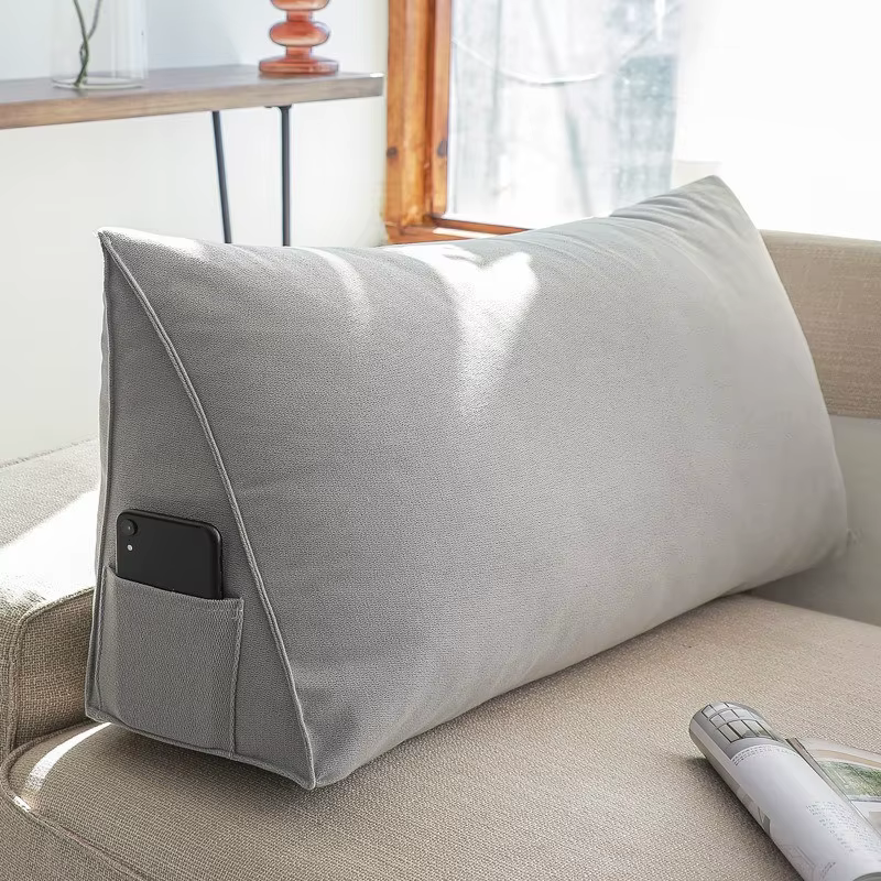 Bureau canapé chevet dos coussin chaise longue TVReading coussin lombaire confort doux lit repos Tri