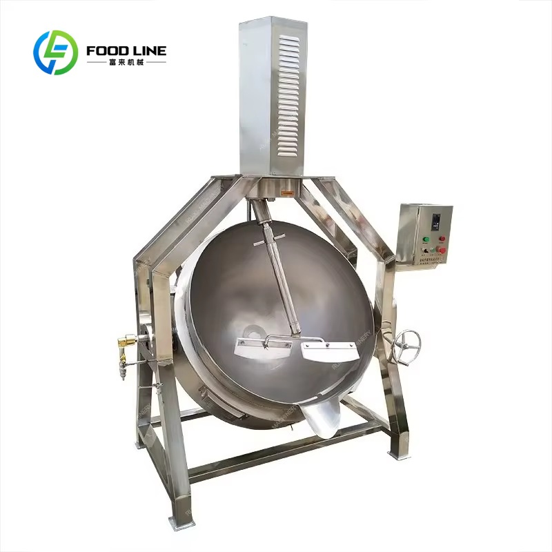 Wok de cuisson industriel automatique à tambour planétaire personnalisé pour cuisine centralisée, ch