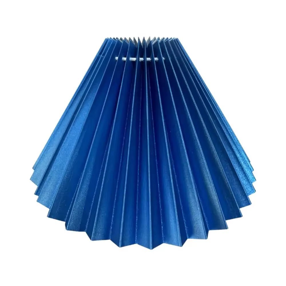 Couvercle de lustre plissé en tissu lavable, couverture de gril, décor de plafond moderne, lampe de 