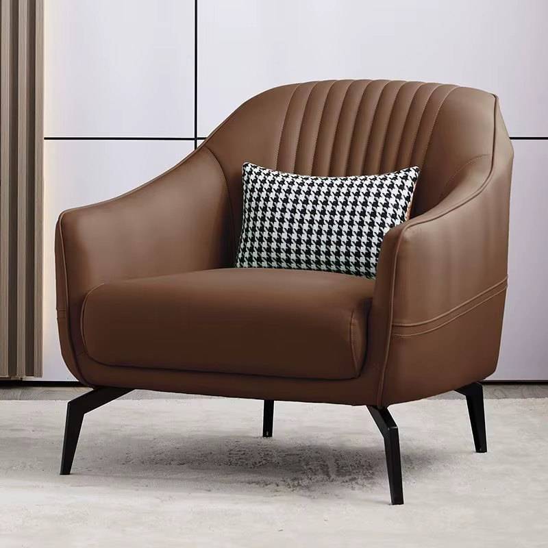 Canapé simple de luxe léger scandinave, chaise de salon, maison, chambre à coucher, chaise de loisir