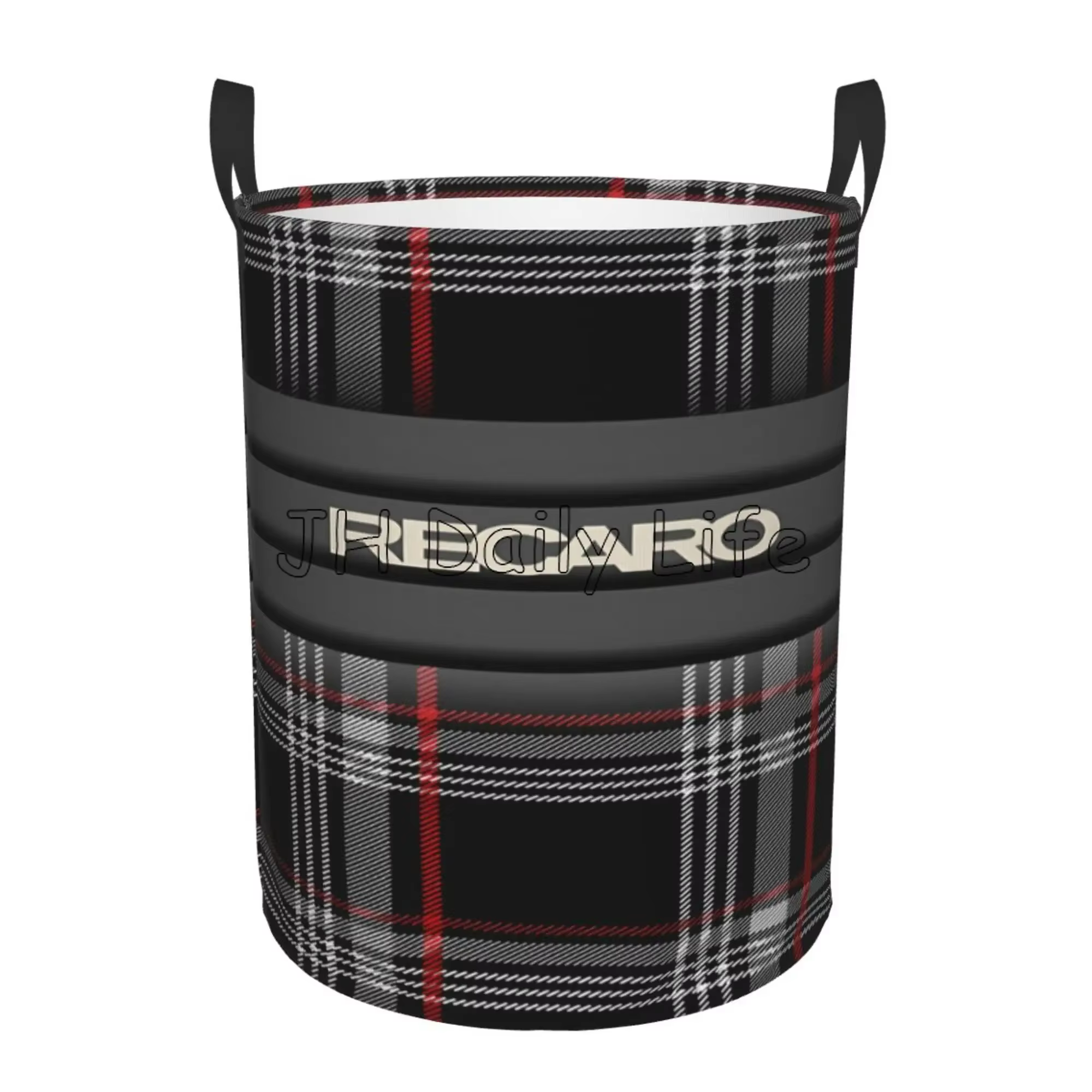 Recaros Logo imprimé panier à linge pliable panier à linge pour pépinière enfants jouets poubelle de