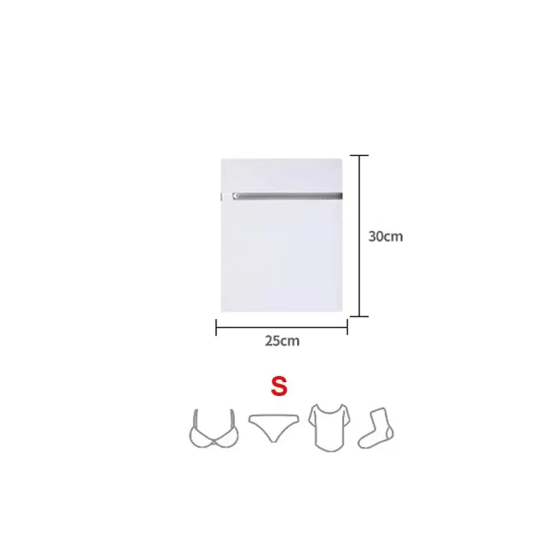 Sac à linge à mailles fines pour machines à laver domestiques, sac de rangement pour vêtements à flu