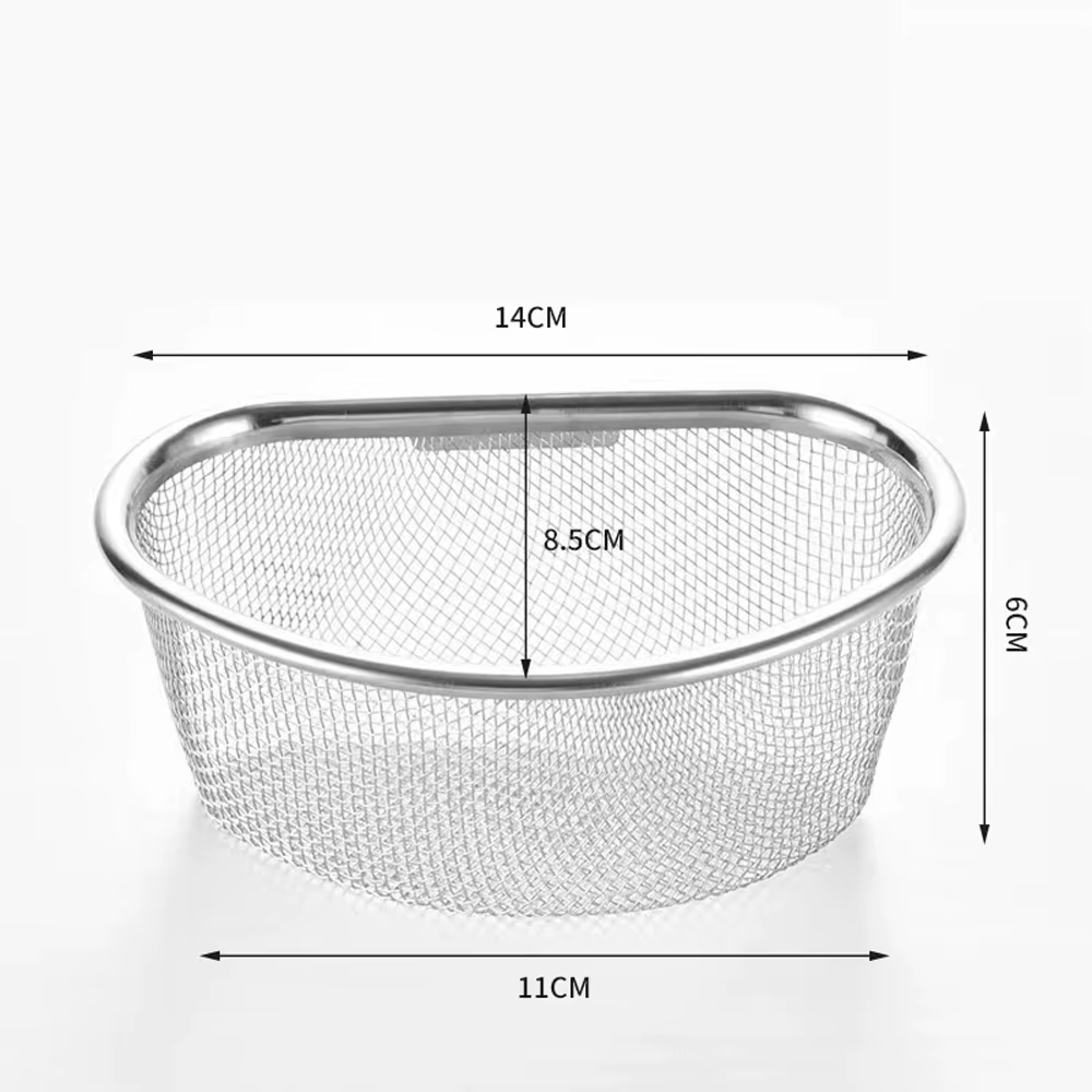 Panier de passoire en acier inoxydable pour évier de cuisine, pour la collecte des déchets alimentai