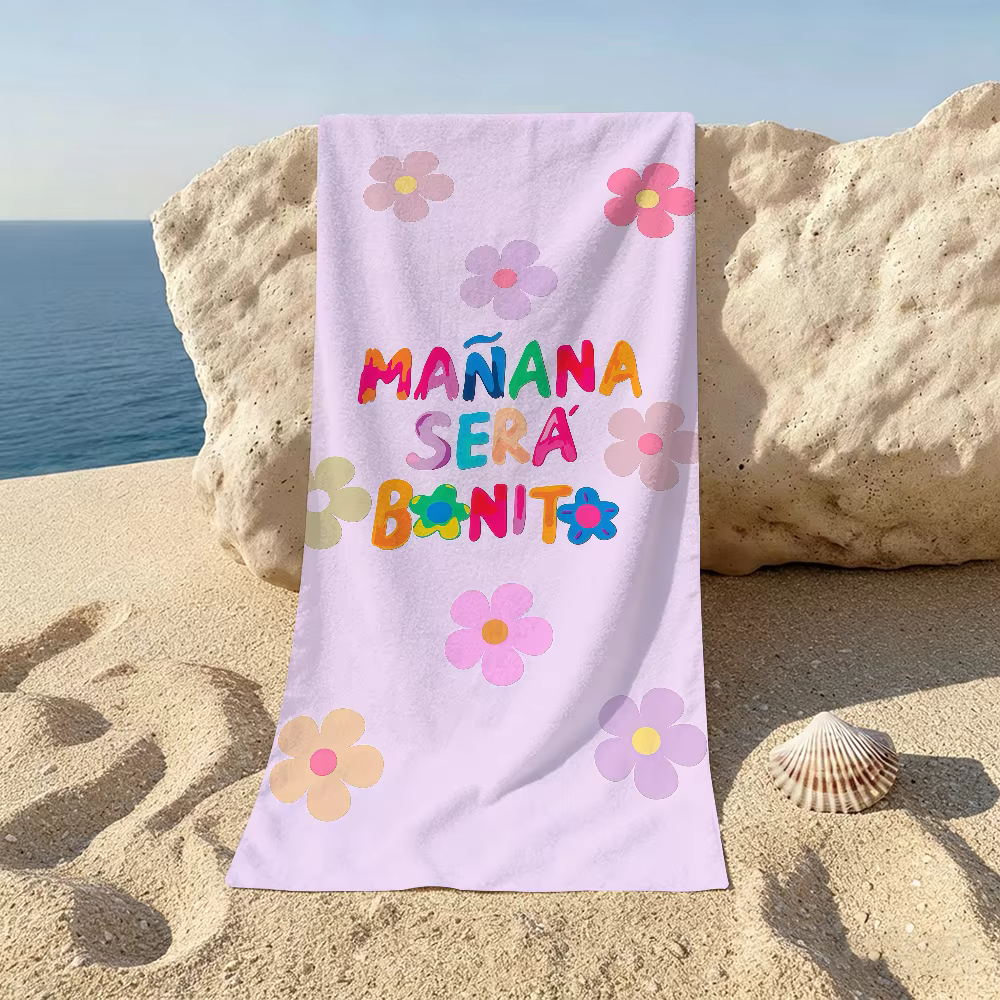 Serviettes amusantes Singer K-Karol G pour les plages, les studios de yoga, les gymnases, les source