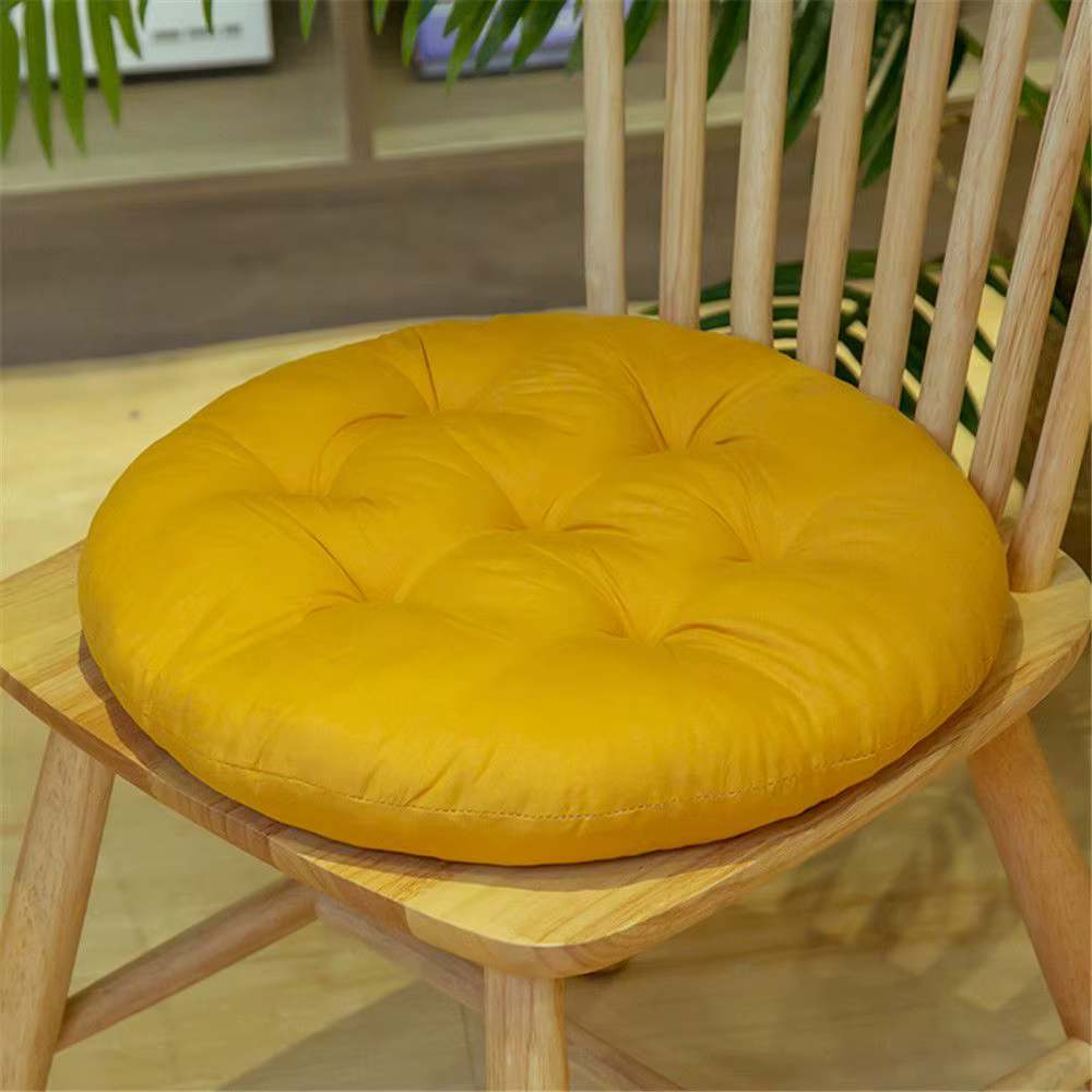 Coussin de chaise rond pour étudiants, coussin d'hiver, maison, salle à manger, 40x40x6cm